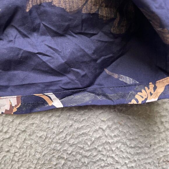 Haruki Hawaiian Shirt Mens Large Aloha Blue Floral Button Up Short Sleeve - Picture 6 of 11